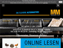 Tablet Screenshot of marken-und-moebel.com